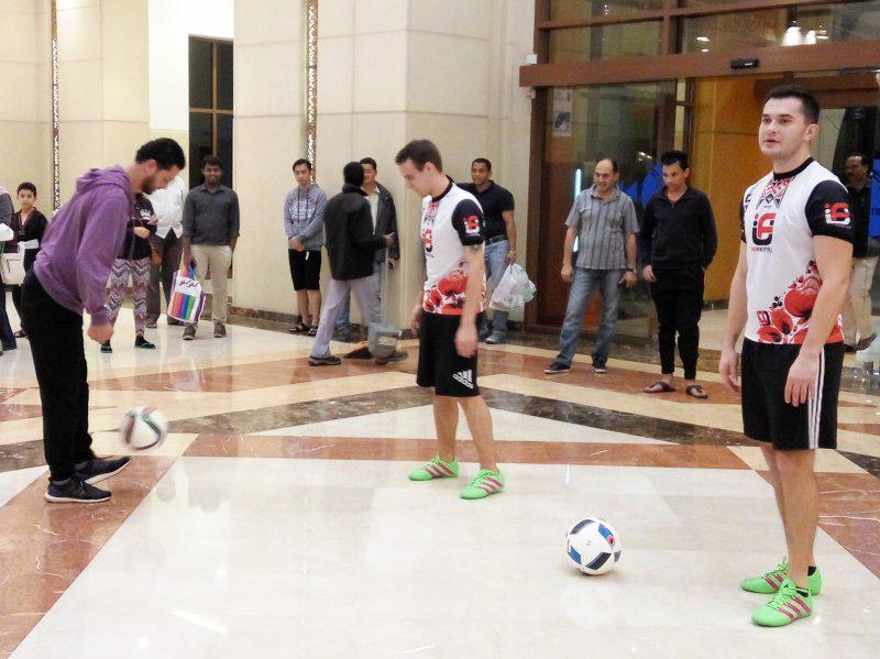 15 - FOOTBALL FREESTYLERS FOR PUBLIC EVENT IN ABU DHABI