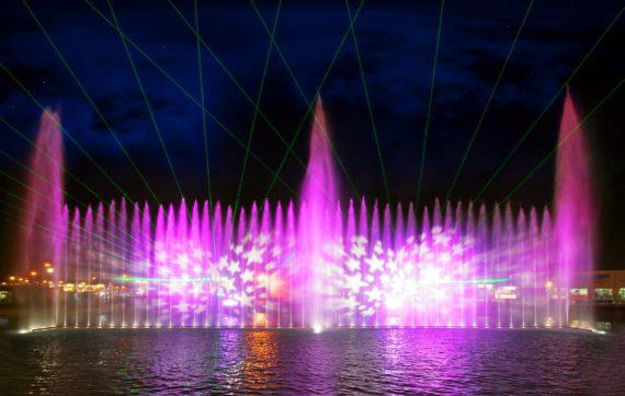 Fountain show in Dubai
