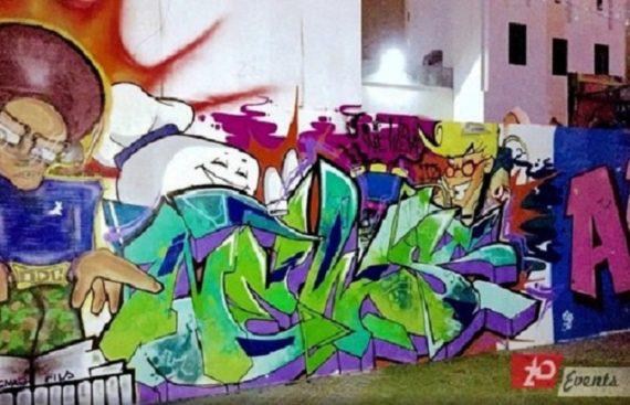 Graffiti art in Dubai