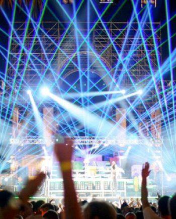 Laser show in the UAE