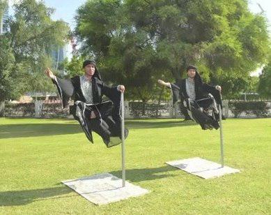 Levitation statue in Dubai