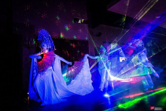 Illusion laser show in Dubai