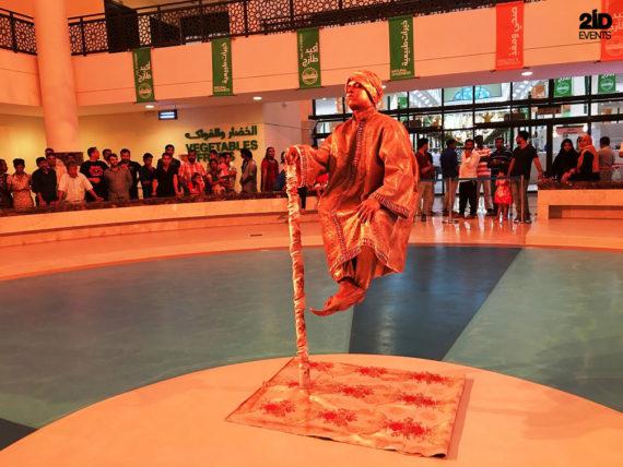 Levitation statue in the UAE
