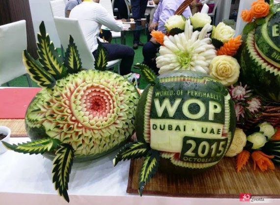 Carving food decoration in Dubai