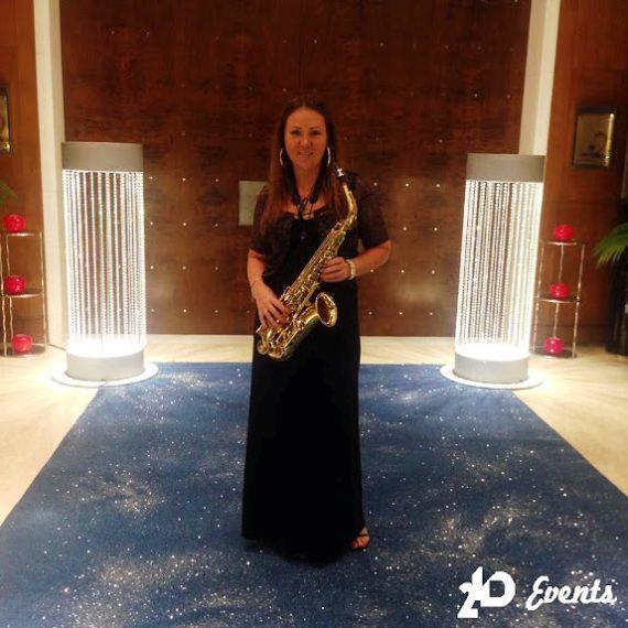 Saxophone player in the UAE