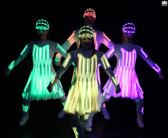 Brand Displaying Dancers in Dubai