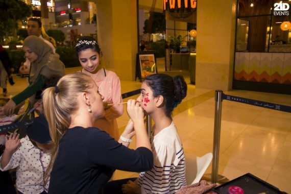 Face Painter and Tattoo art in the UAE