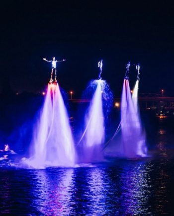 LED Flyboard Show in the UAE