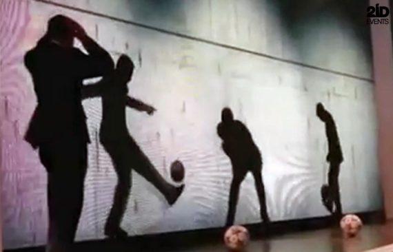 FOOTBALL SHOW WITH VIDEO PROJECTION IN DUBAI