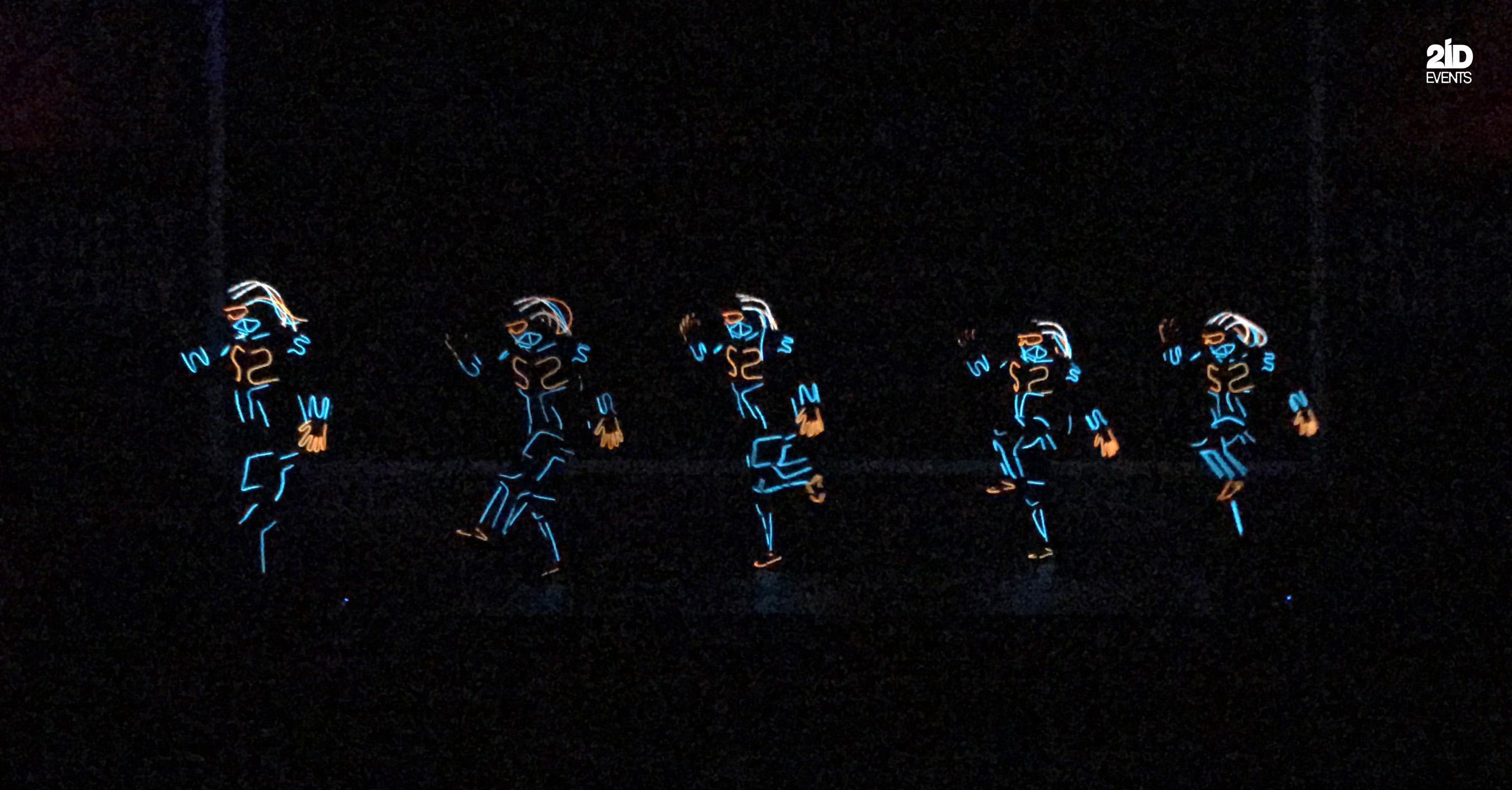 LED ROBOTS SHOW FOR ANNUAL EVENT