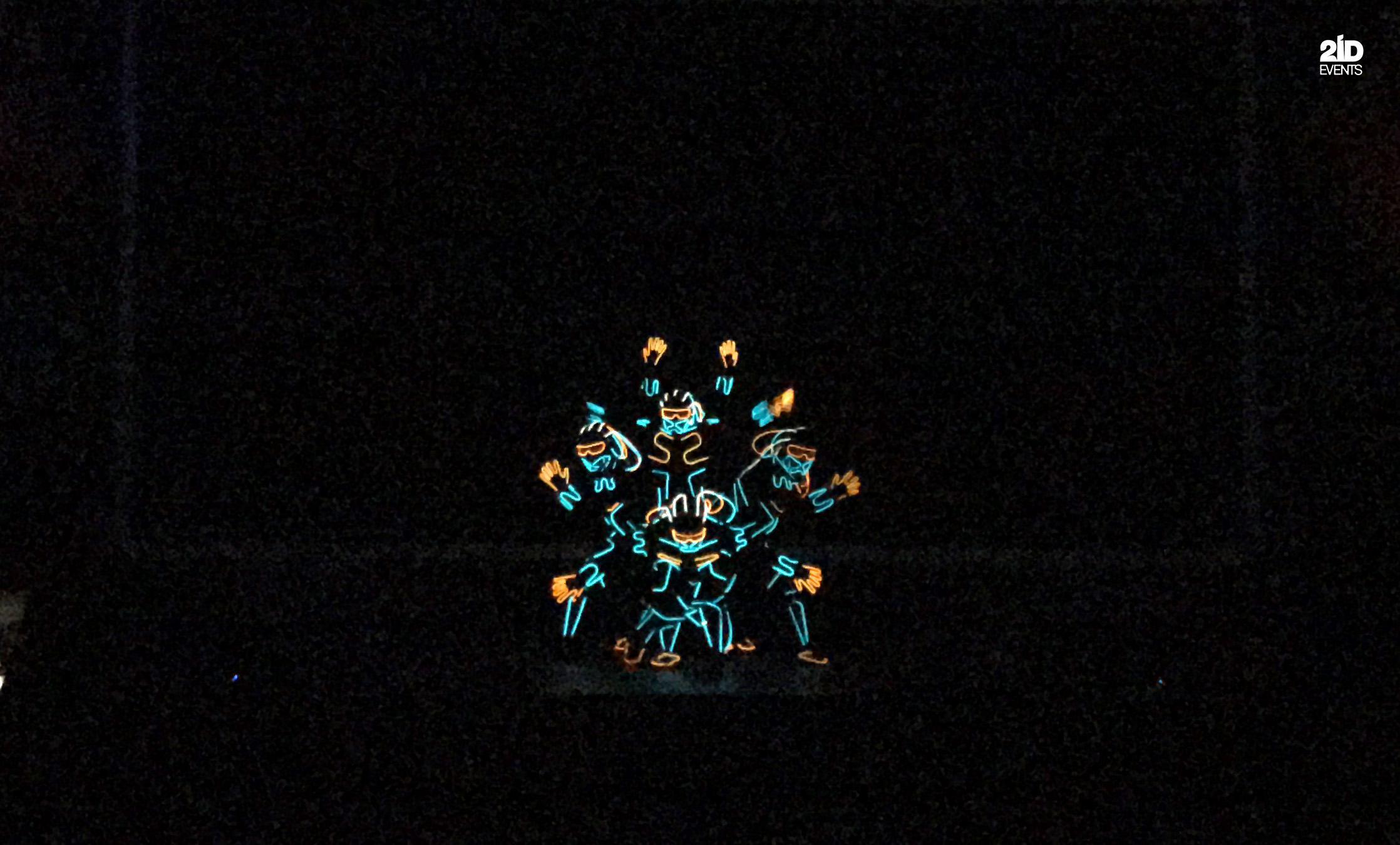 LED ROBOTS SHOW FOR ANNUAL EVENT