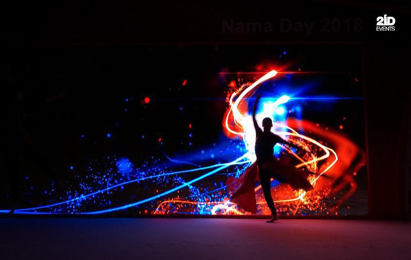 DANCE WITH PROJECTION - CORPORATE EVENT, OMAN