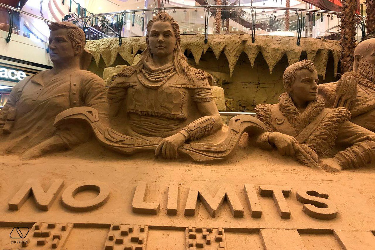 SAND SCULPTURE IN QATAR 5 - SAND SCULPTURE FOR PROMOTIONAL EVENT IN QATAR