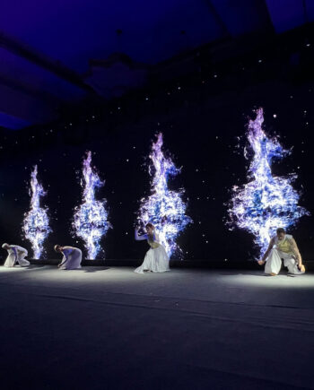 INTERACTIVE DANCE PERFORMANCE FOR THE MIDEA PRODUCT LAUNCH 3 350x435 - INTERACTIVE DANCE PERFORMANCE WITH VIDEO PROJECTION