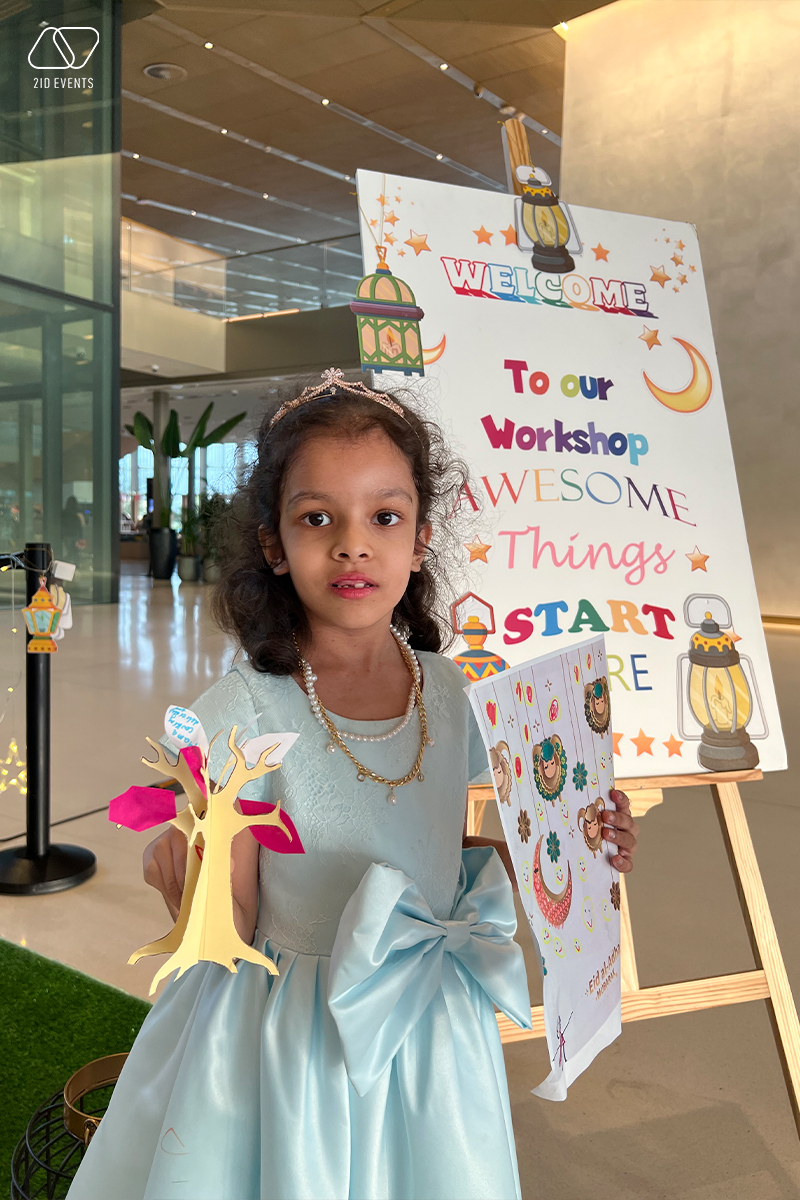 THEMED WORKSHOPS FOR THE KIDS 7 - KIDS AREA WITH WORKSHOPS FOR EID AL ADHA