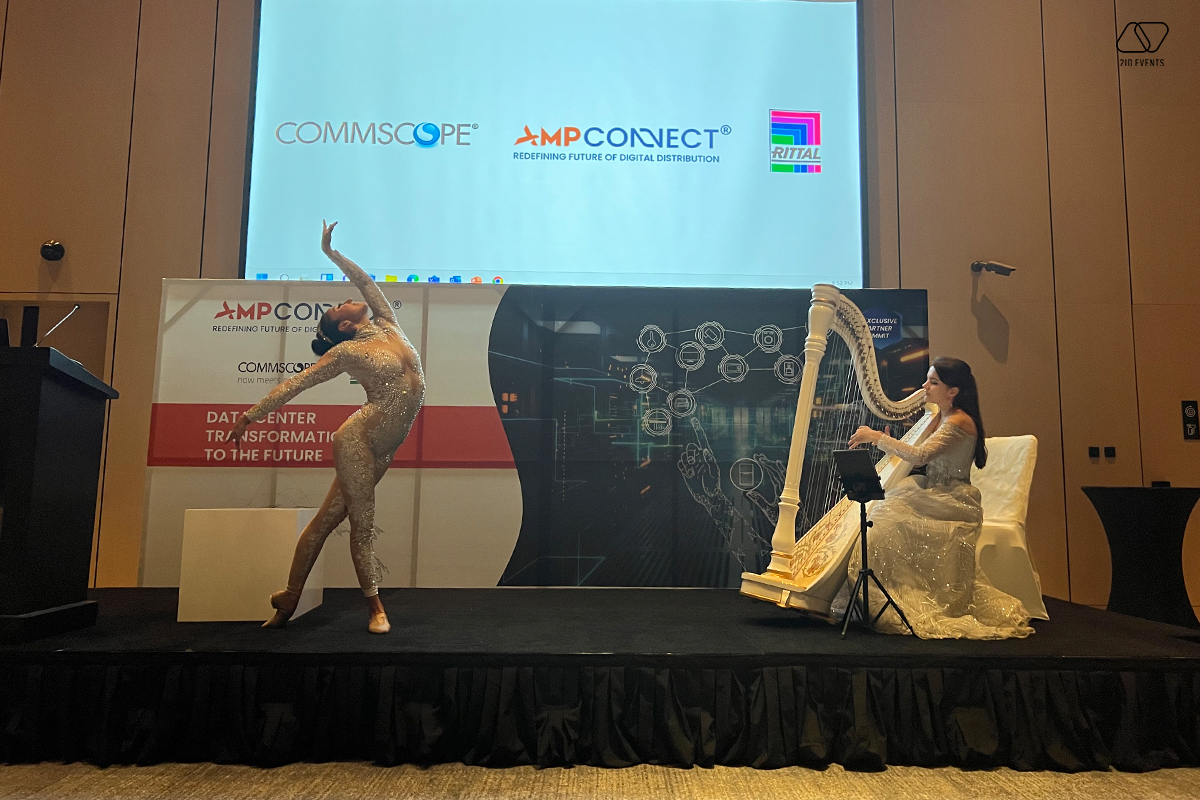 CONTORTIONIST AND HARPIST FOR THE CORPORATE EVENT 4 - CONTORTIONIST AND HARPIST FOR THE CORPORATE EVENT