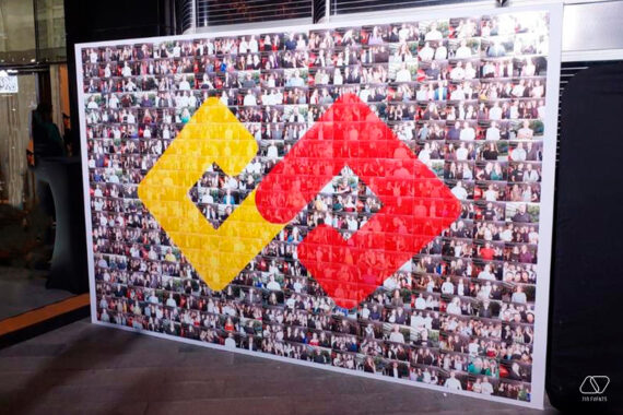 MOSAIC PHOTO WALL FOR THE GALA DINNER 570x380 - PHOTO MOSAIC WALL IN THE UAE