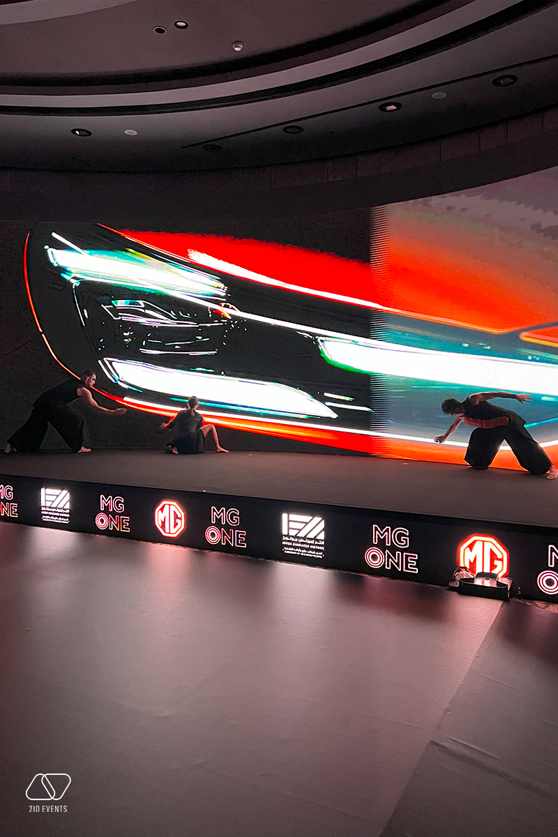 DANCE WITH VIDEO PROJECTION SHOW FOR THE CAR LAUNCH EVENT 8 - DANCE WITH VIDEO PROJECTION SHOW FOR THE CAR LAUNCH EVENT