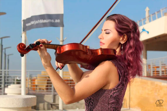 CLASSICAL AND ELECTRIC VIOLINIST IN THE UAE 1 570x380 - CLASSICAL AND ELECTRIC VIOLINIST IN THE UAE