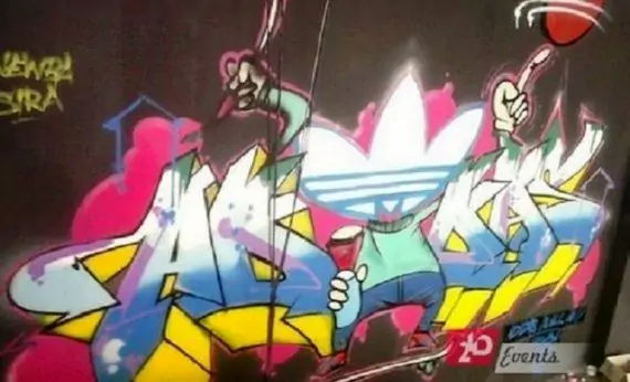 Graffiti art in Dubai