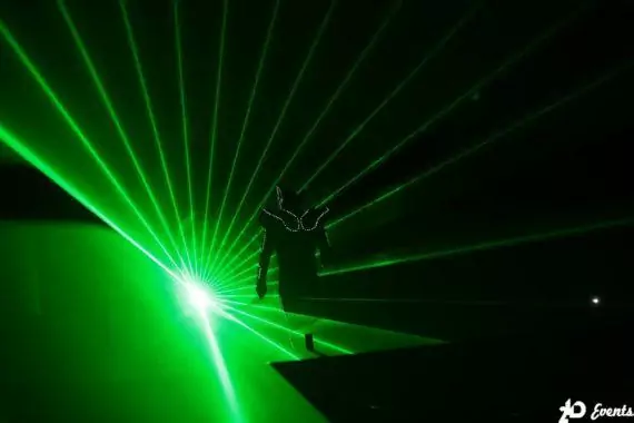 Laserman show in the UAE