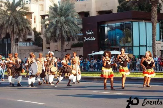 African drummers in Dubai