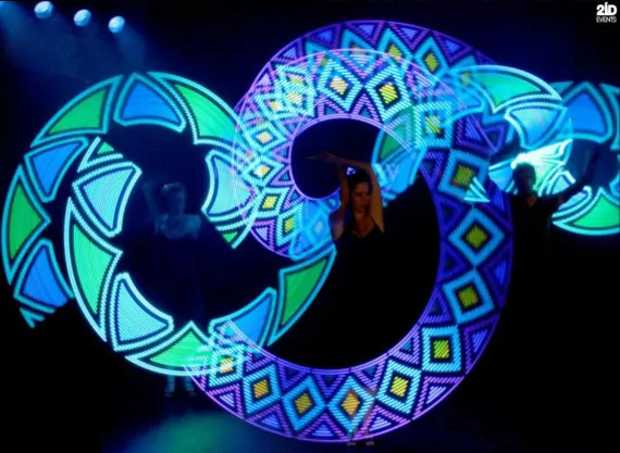 Light Kaleidoscope Show in Dubai