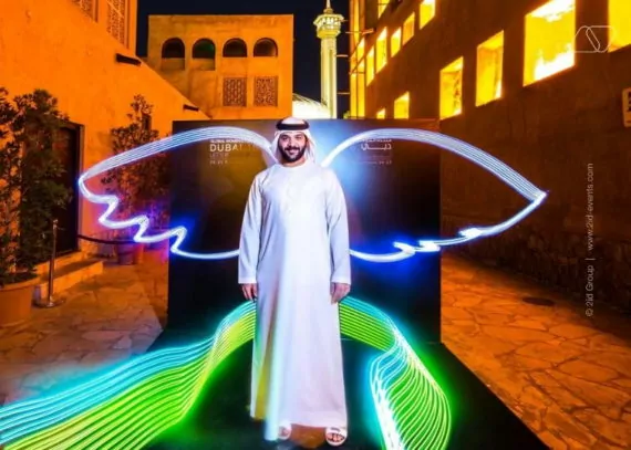 INTERACTIVE LED PAINTING IN DUBAI